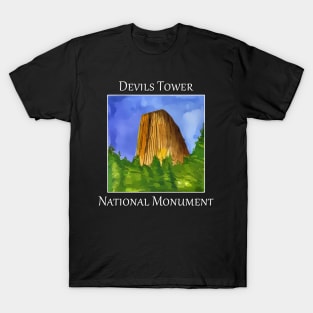 Devils Tower National Monument near Moorcroft Wyoming T-Shirt